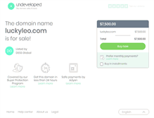 Tablet Screenshot of luckyleo.com